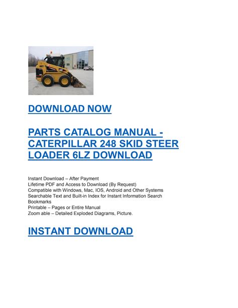 owners manual for cat 248 turbo skid steer|cat caterpillar parts manual.